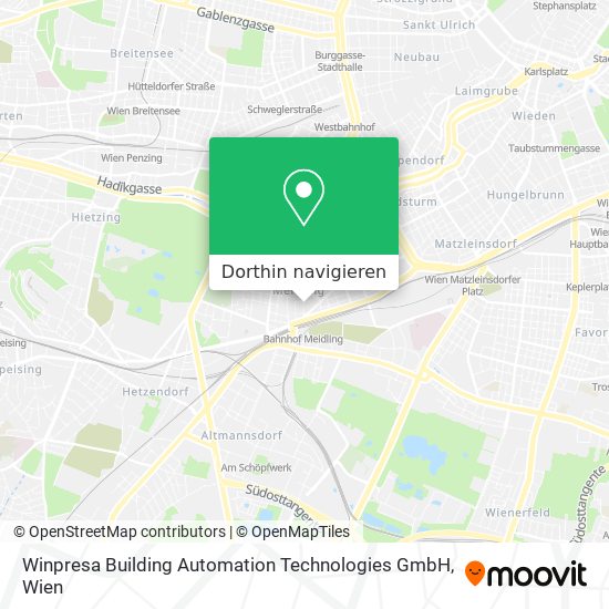Winpresa Building Automation Technologies GmbH Karte