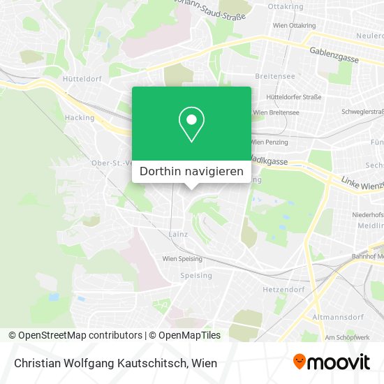 Christian Wolfgang Kautschitsch Karte