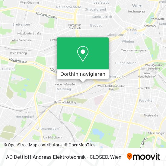 AD Dettloff Andreas Elektrotechnik - CLOSED Karte