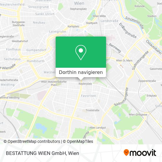 BESTATTUNG WIEN GmbH Karte