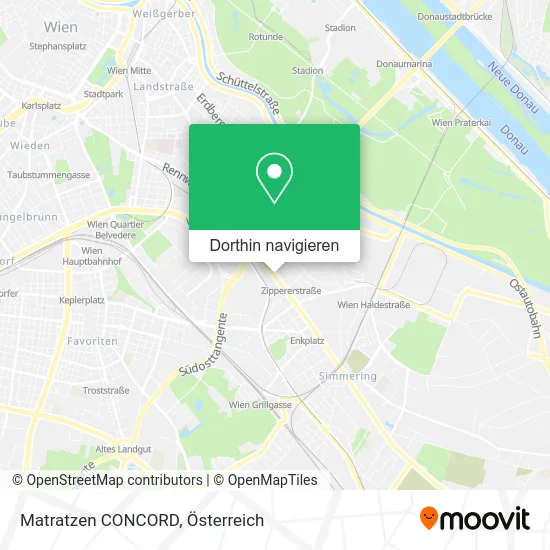 Matratzen CONCORD Karte