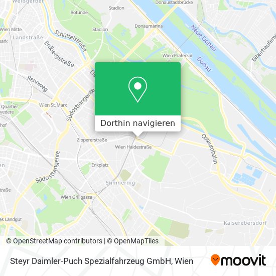 Steyr Daimler-Puch Spezialfahrzeug GmbH Karte