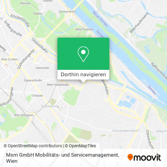 Msm GmbH Mobilitäts- und Servicemanagement Karte
