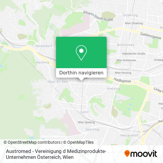 Austromed - Vereinigung d Medizinprodukte-Unternehmen Österreich Karte