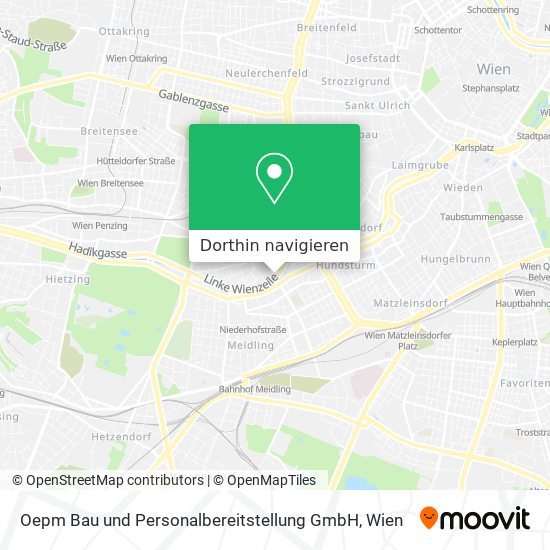 Oepm Bau und Personalbereitstellung GmbH Karte