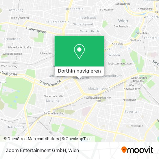 Zoom Entertainment GmbH Karte