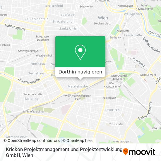 Krickon Projektmanagement und Projektentwicklung GmbH Karte