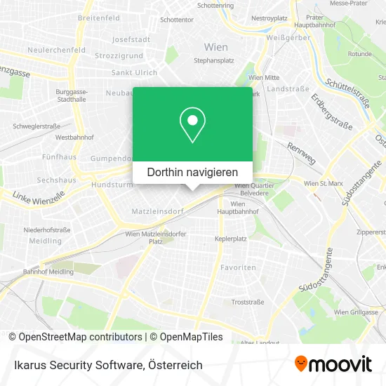 Ikarus Security Software Karte