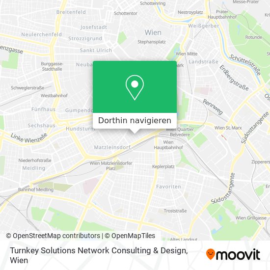 Turnkey Solutions Network Consulting & Design Karte