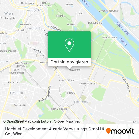 Hochtief Development Austria Verwaltungs GmbH & Co. Karte