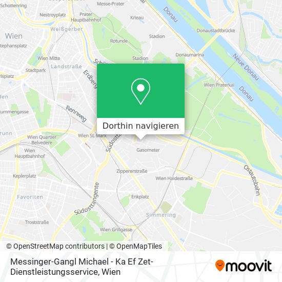 Messinger-Gangl Michael - Ka Ef Zet-Dienstleistungsservice Karte