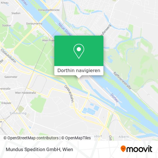 Mundus Spedition GmbH Karte