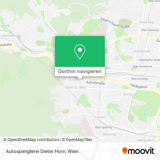 Autospenglerei Dieter Horn Karte