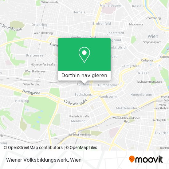 Wiener Volksbildungswerk Karte