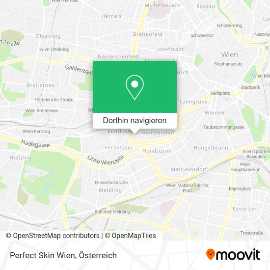 Perfect Skin Wien Karte