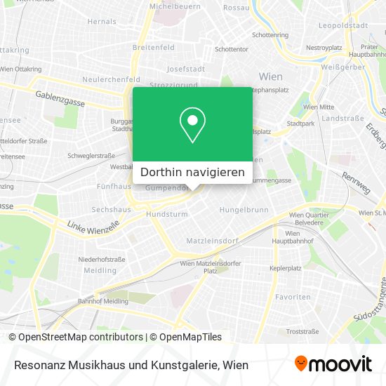 Resonanz Musikhaus und Kunstgalerie Karte