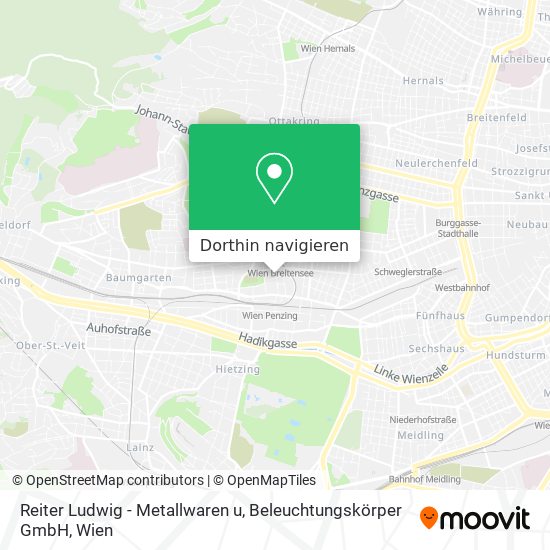 Reiter Ludwig - Metallwaren u, Beleuchtungskörper GmbH Karte