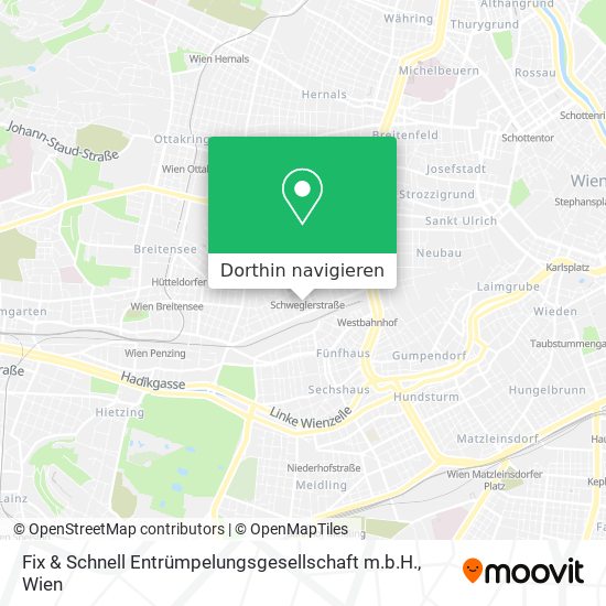 Fix & Schnell Entrümpelungsgesellschaft m.b.H. Karte