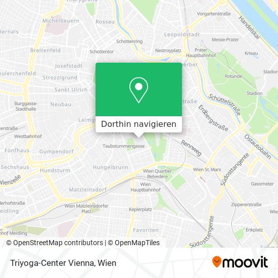 Triyoga-Center Vienna Karte