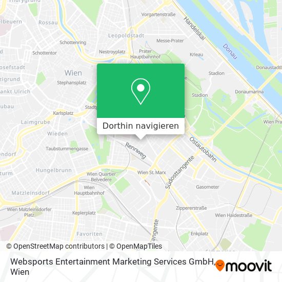 Websports Entertainment Marketing Services GmbH Karte