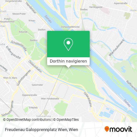 Freudenau Galopprennplatz Wien Karte