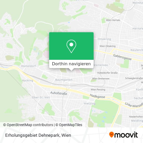 Erholungsgebiet Dehnepark Karte