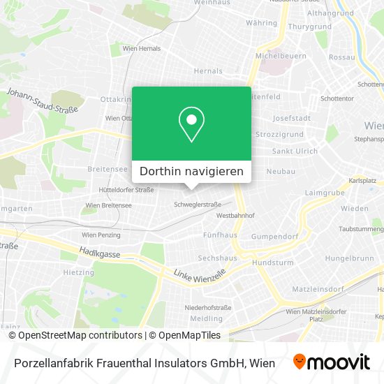 Porzellanfabrik Frauenthal Insulators GmbH Karte