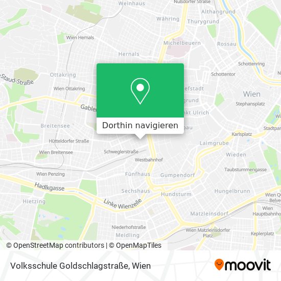 Volksschule Goldschlagstraße Karte