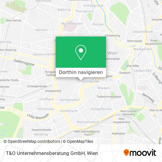 T&O Unternehmensberatung GmbH Karte