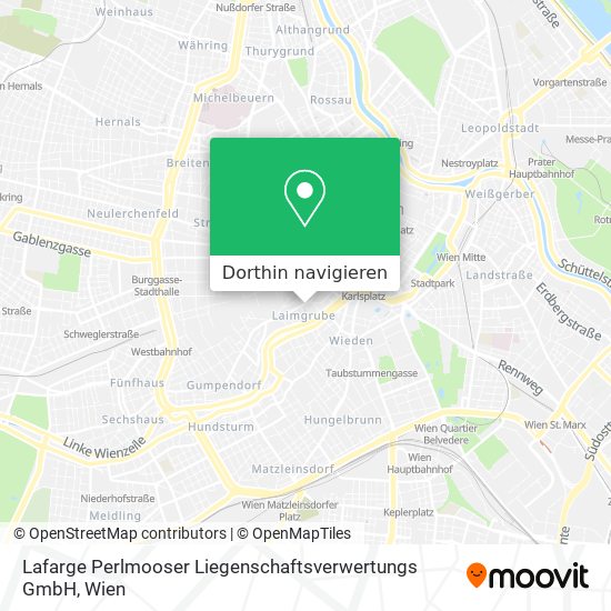 Lafarge Perlmooser Liegenschaftsverwertungs GmbH Karte