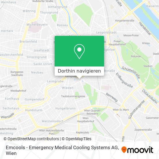 Emcools - Emergency Medical Cooling Systems AG Karte