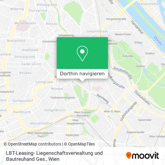 LBT-Leasing- Liegenschaftsverwaltung und Bautreuhand Ges. Karte