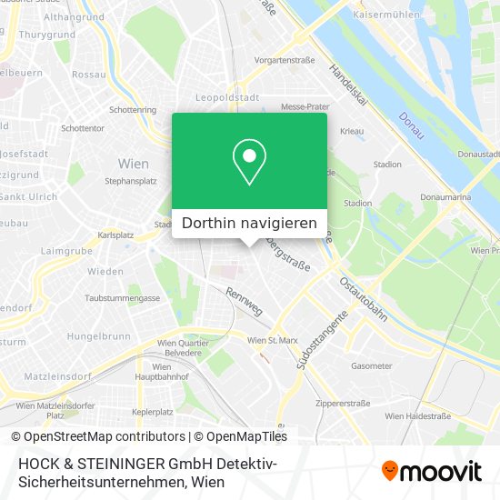 HOCK & STEININGER GmbH Detektiv- Sicherheitsunternehmen Karte