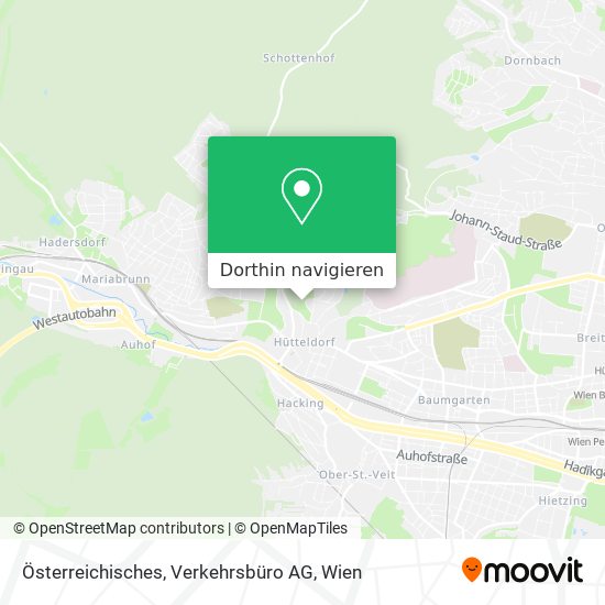 Österreichisches, Verkehrsbüro AG Karte