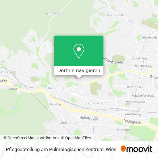 Pflegeabteilung am Pulmologischen Zentrum Karte