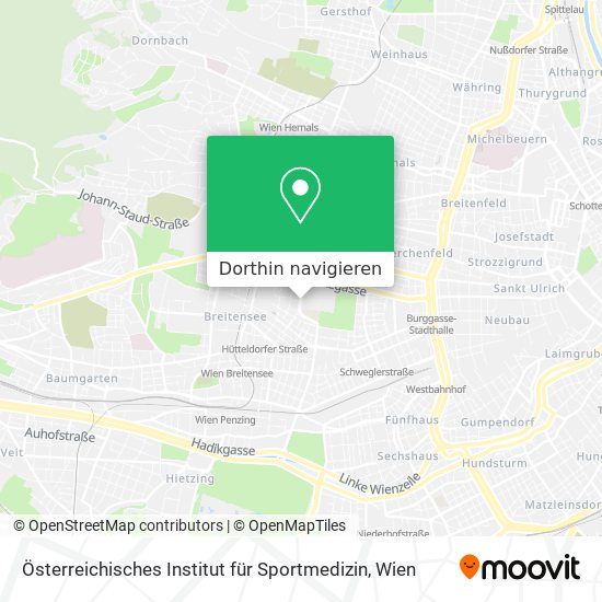 Österreichisches Institut für Sportmedizin Karte