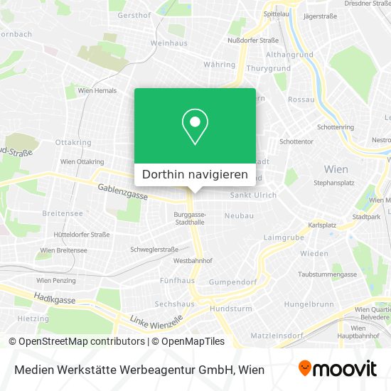 Medien Werkstätte Werbeagentur GmbH Karte