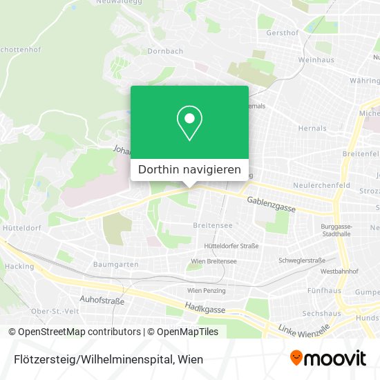 Flötzersteig/Wilhelminenspital Karte