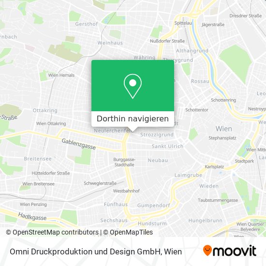 Omni Druckproduktion und Design GmbH Karte