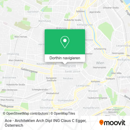 Ace - Architekten Arch Dipl ING Claus C Egger Karte