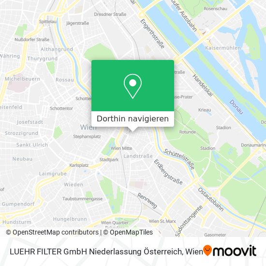 LUEHR FILTER GmbH Niederlassung Österreich Karte