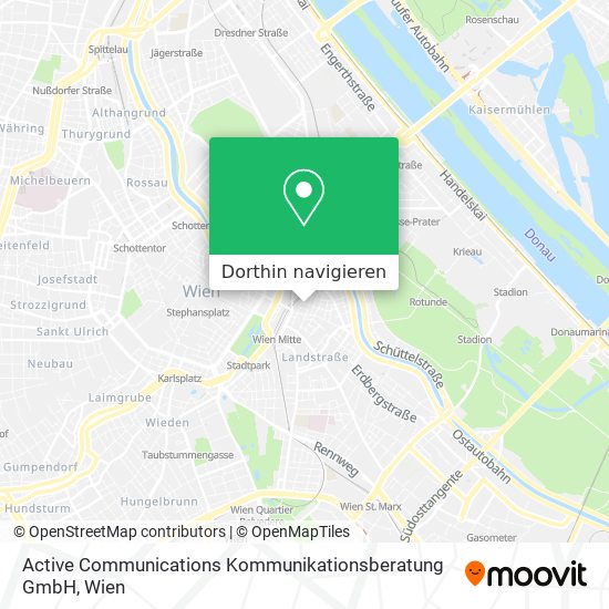 Active Communications Kommunikationsberatung GmbH Karte