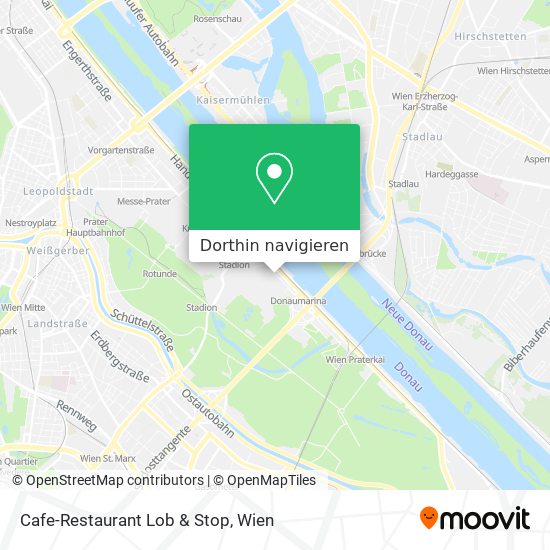 Cafe-Restaurant Lob & Stop Karte