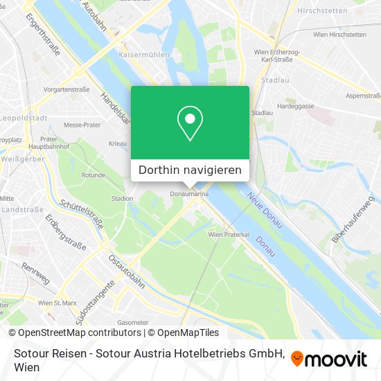 Sotour Reisen - Sotour Austria Hotelbetriebs GmbH Karte