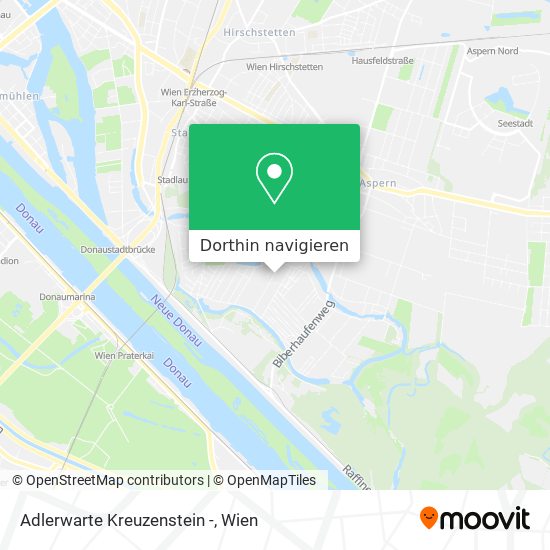 Adlerwarte Kreuzenstein - Karte