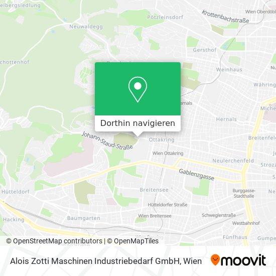 Alois Zotti Maschinen Industriebedarf GmbH Karte