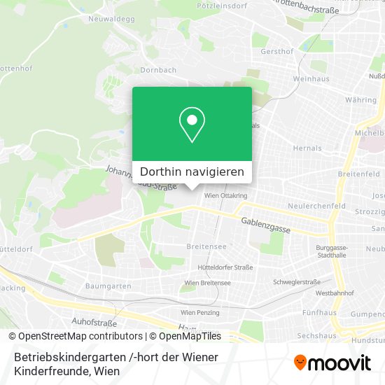 Betriebskindergarten /-hort der Wiener Kinderfreunde Karte