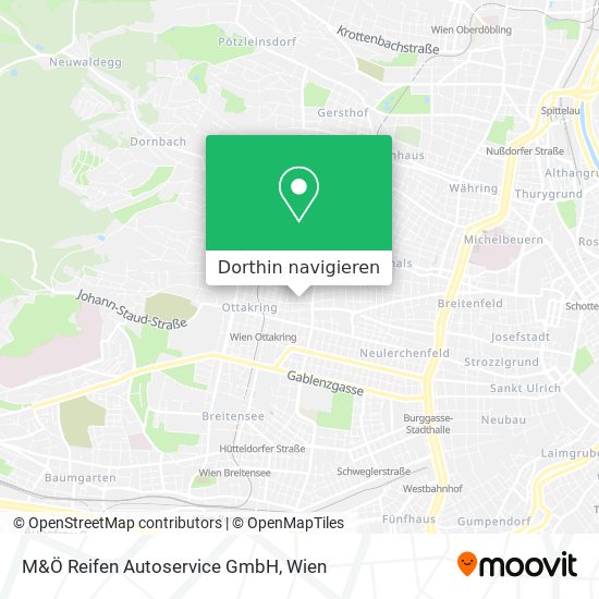 M&Ö Reifen Autoservice GmbH Karte
