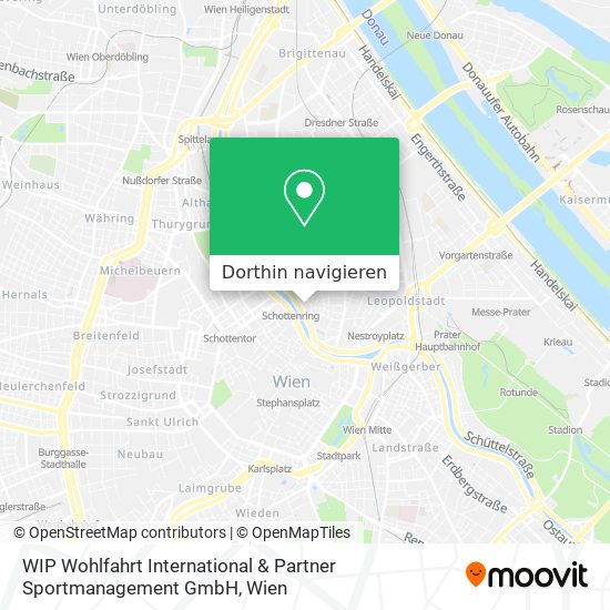 WIP Wohlfahrt International & Partner Sportmanagement GmbH Karte