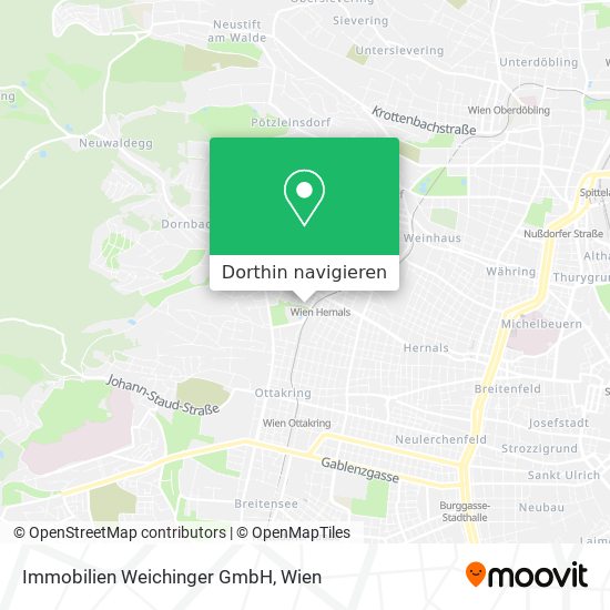 Immobilien Weichinger GmbH Karte
